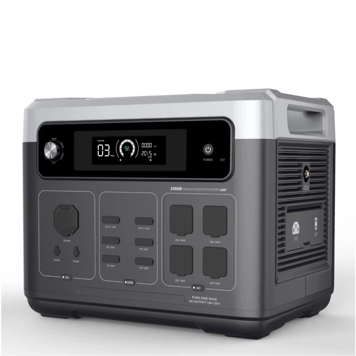 Solar Generator - P2001 PLUS 2400W Estação de energia