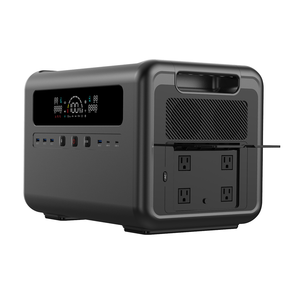 Outdoor Power Station - Gerador Solar de 2400W, Estação de