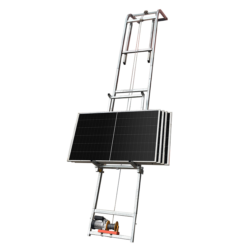 Solar Panel - Elevador Elétrico Deslizante para Construção 220V,