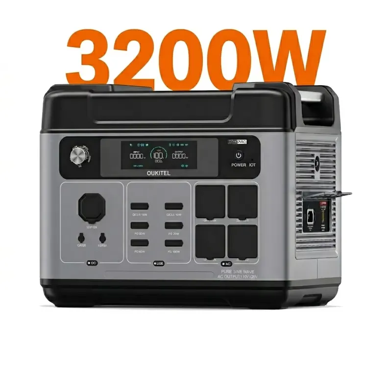 Portable Power Station - 2026OUKITEL P2001 PLUS para Bateria LiFePO4