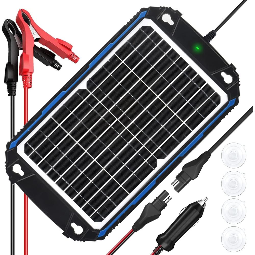 Solar Panel - Carregador e Mantenedor de Bateria Solar