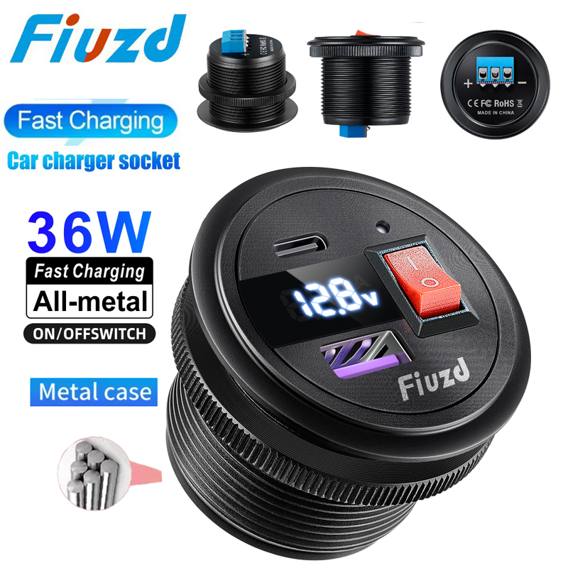 Energy Monitor Meter - 12v automotivo usb 24v carro usb