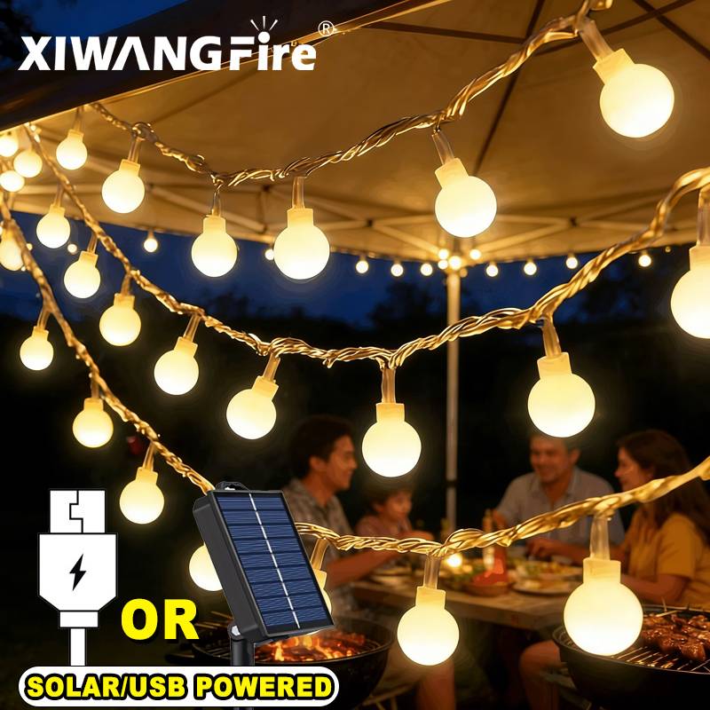 Luzes de Cordão Solares/USB/Ba - Solar Lamp avaliação e preço