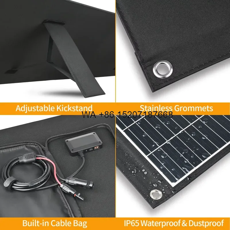 Painel Solar Dobrável Wmwmnu 2 - Solar Panel 200W avaliação e preço