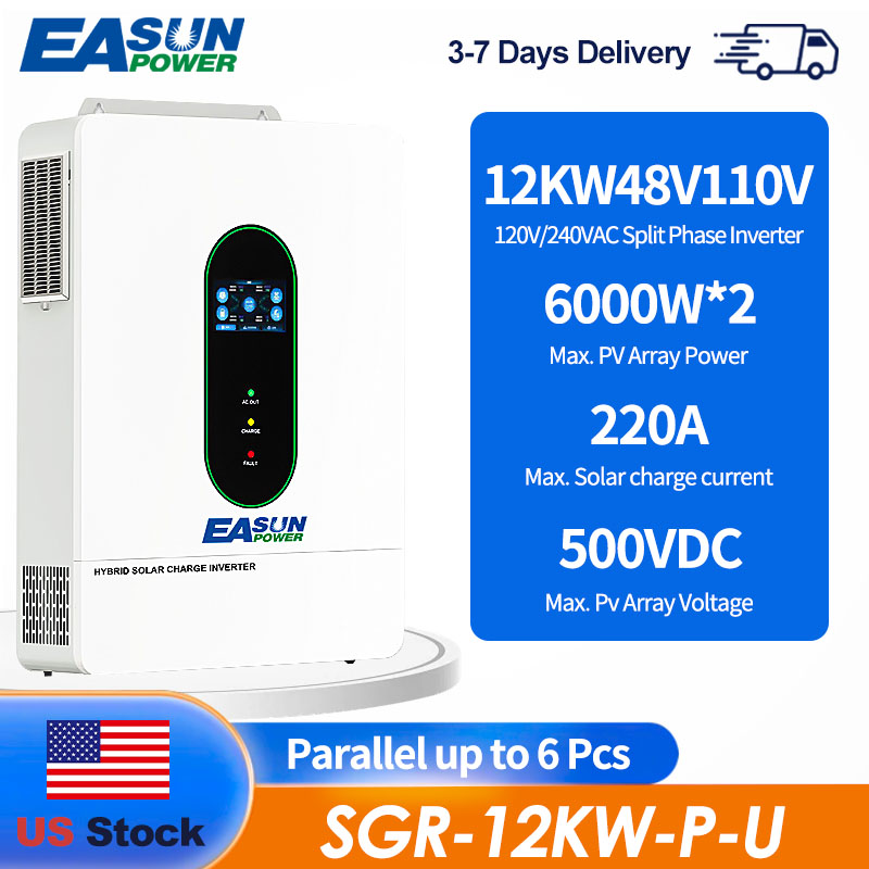 Inversor Solar Híbrido EASUN U - Charge Controller Solar avaliação e preço