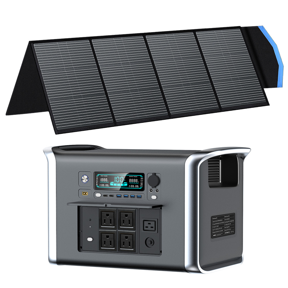 CTOLITY AP2000 2400W Estação d - Solar Panel 200W avaliação e preço
